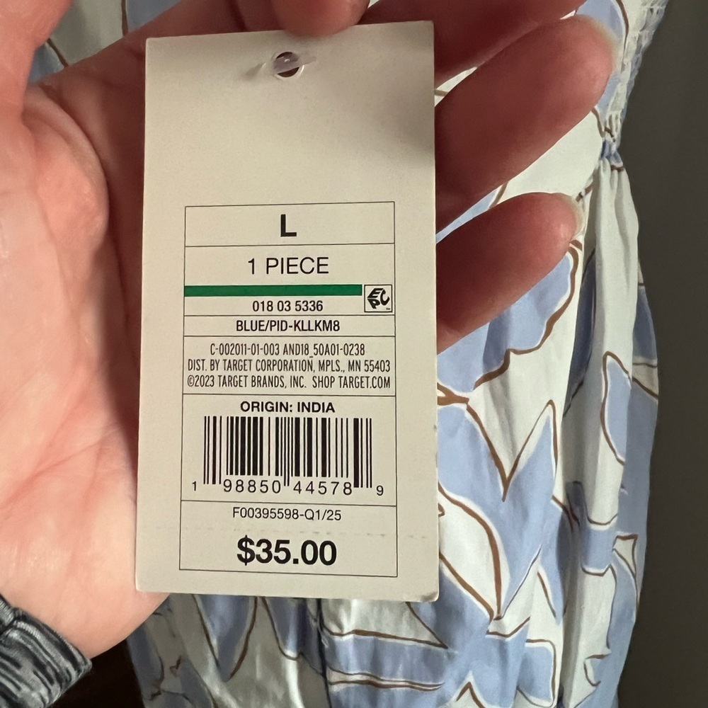 A New Day Puffy Sleeve Summer Dress NWT - Picture 7 of 10